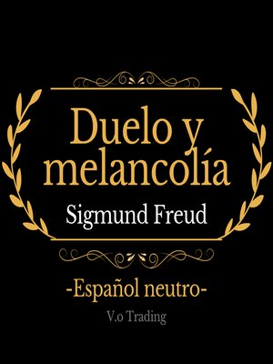 cover image of Duelo y melancolía